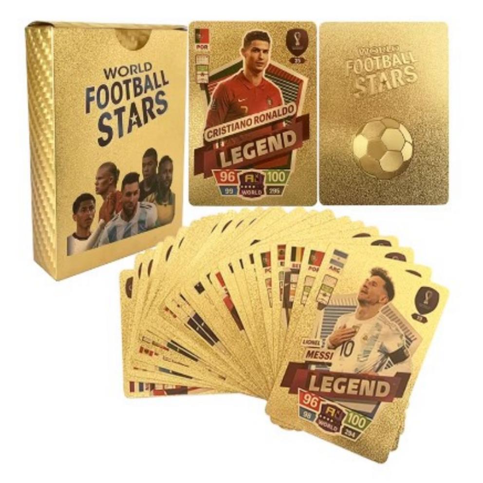 

Карточка футболиста Ханма Звезда футбола Звезда мирового футбола Премиальная золотая карточка 55 листов