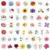 50-100 Assorted Beautiful Floral Graffiti Stickers for Car, Suitcase, and Water Cup - Waterproof and Creative