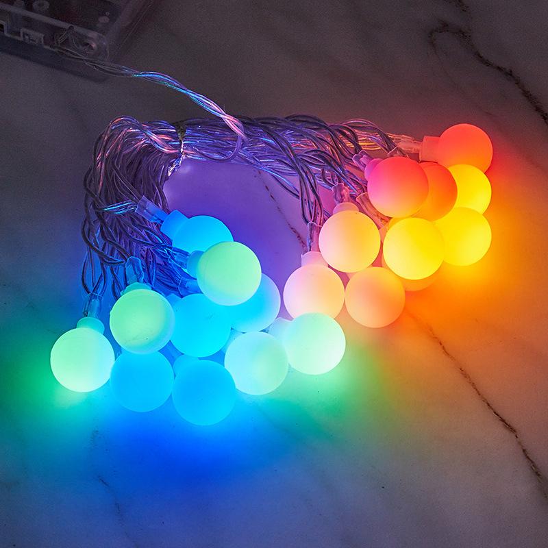 2M 3M Balls LED Fairy String Lights Battery Operated Wedding Valentine's Outdoor Room Birthday Garland Bridal Shower Decorations