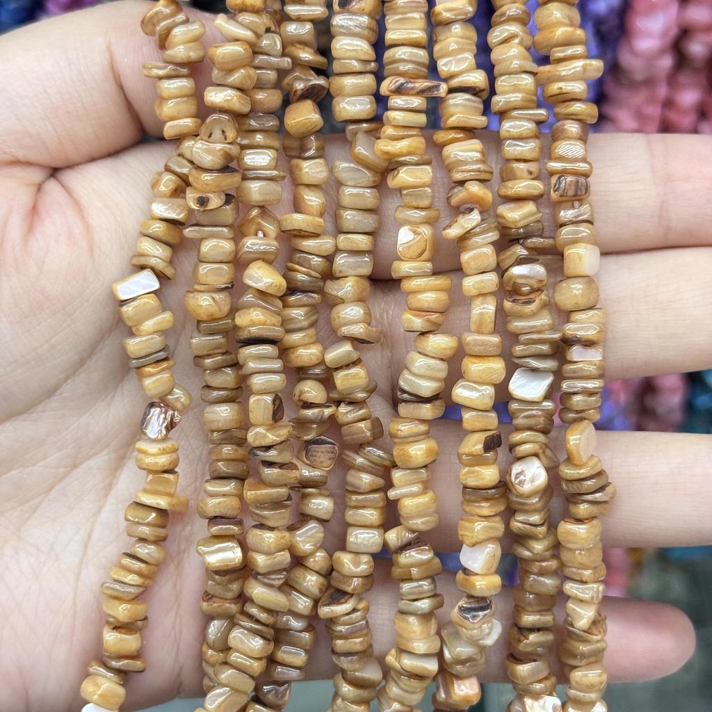 5mm Freshwater Shell Cube Beads for DIY Jewelry: String, Bracelet, Necklace Accessories