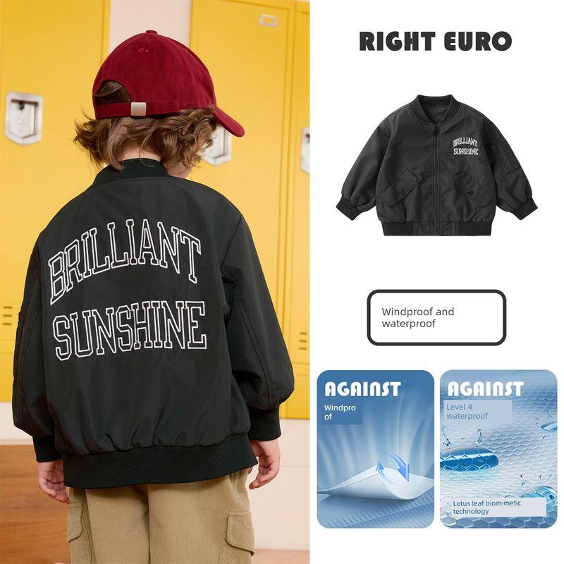Boys' Baseball Collar Jacket Baby Spring and Autumn Clothing 2026 New Spring and Autumn Style Children's Wear Toddler Children's Top Trendy
