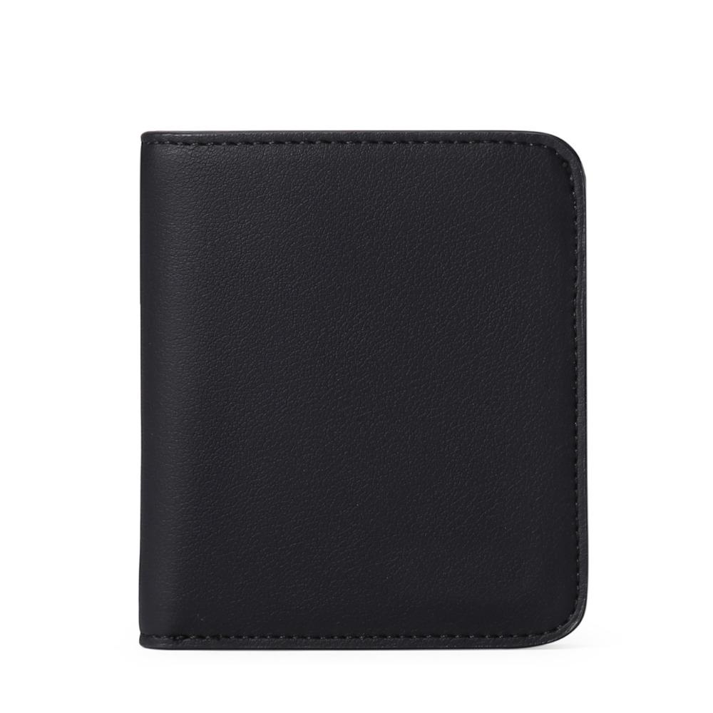 Short Clutch Printed Card Bag PU PU Leather Card Holder Fashion Design Women's Short Wallet  Men