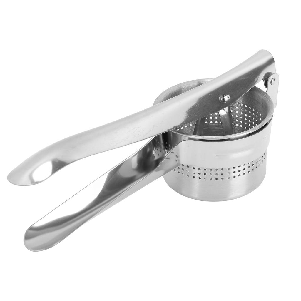 Lemon Squeezer Stainless Steel Long Handle Hand Held Juice Press Juicing Tool for Kitchen Silver