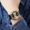 Fashion Large Dial Personality Domineering Watch Men'S Belt Stainless Steel Strap Temperament Men'S Watch Three Eyes