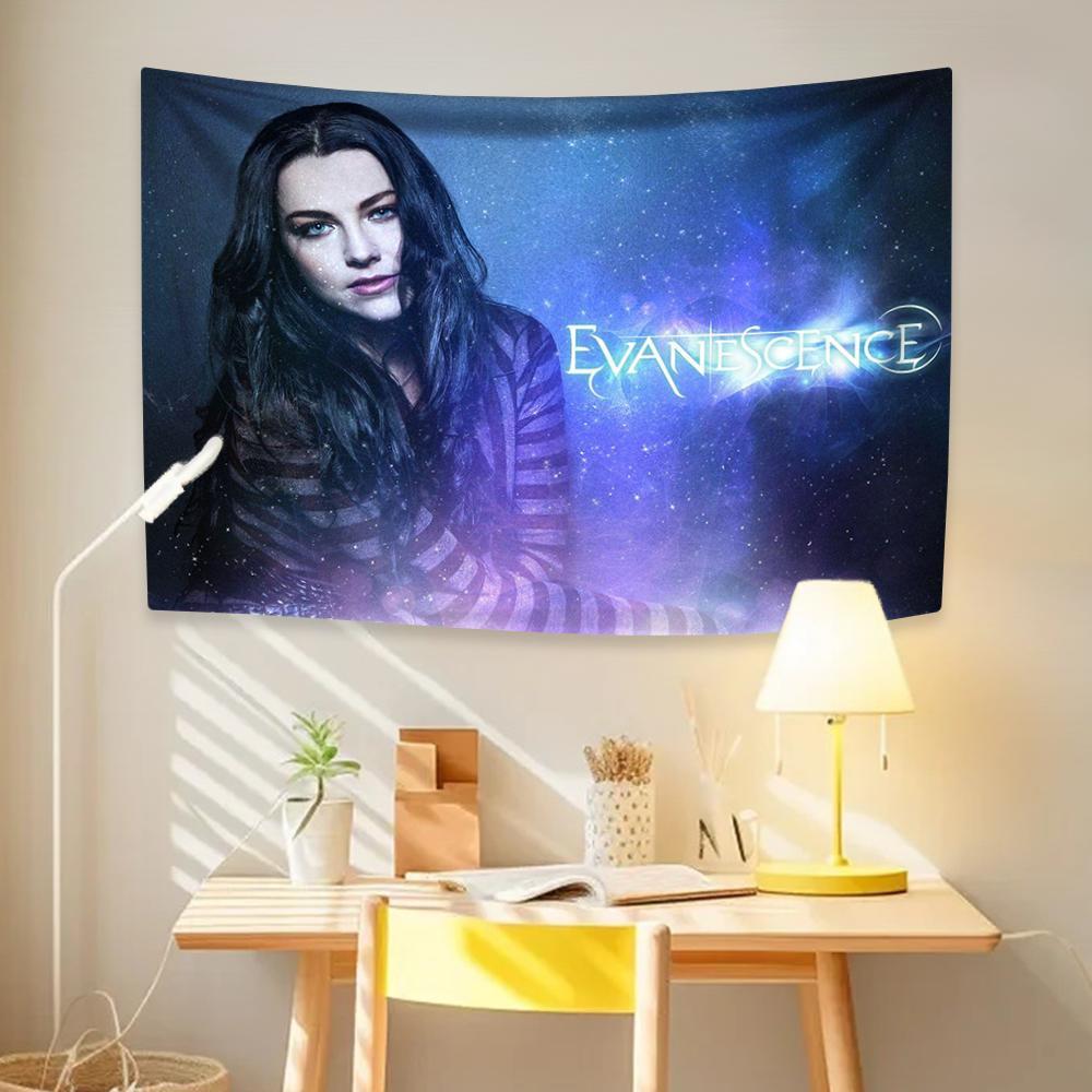 Evanescence Gobelín Vintage Rocková Kapela Obal Alba Domácí Dekorace Nástěnná Závěsná Krycí Látka Do Ložnice Studentské Koleje Koncertní Banner