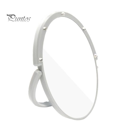 

Универсальный чехол для мини-телефона с кольцевым кронштейном и зеркалом серый