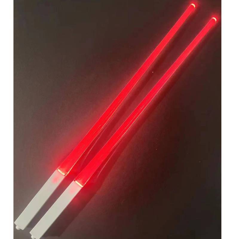 Reusable Light Saber Chopsticks With Bright Led Light For Night Ramen Enjoyment