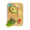 Cutting Board - Ibili - 743033 - Bamboo - 33 X 23 Cm - Reversible - Resistant
