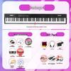 Rechargeable 88-Key Foldable Digital Piano: Bluetooth & MIDI, Perfect for Beginners & Kids
