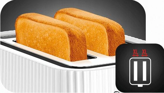 Toster Opiekacz Retro Tefal Loft Biały 850 W