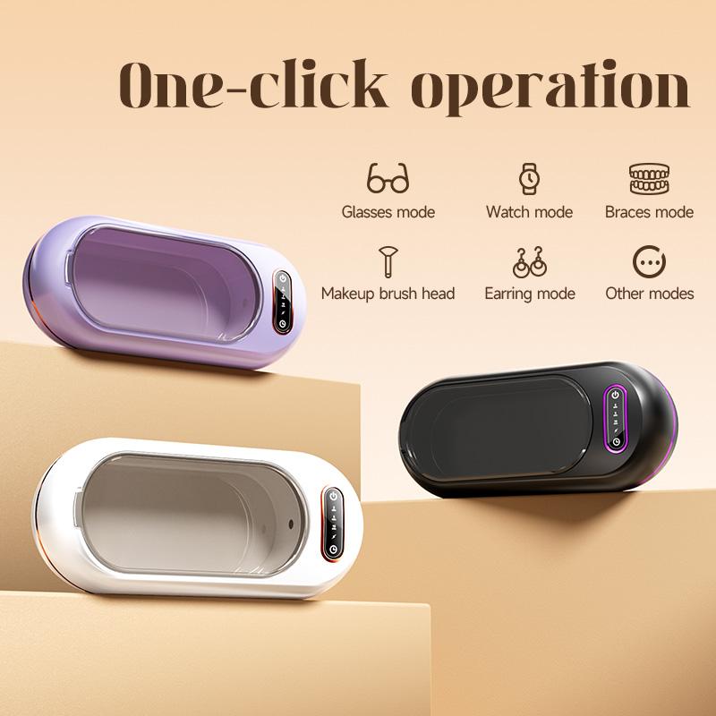 Xiaomi Safe & Efficient 45KHz Ultrasonic Cleaning Machine, High-Frequency Bath for Glasses & Jewelry, Multi-Purpose Home Use