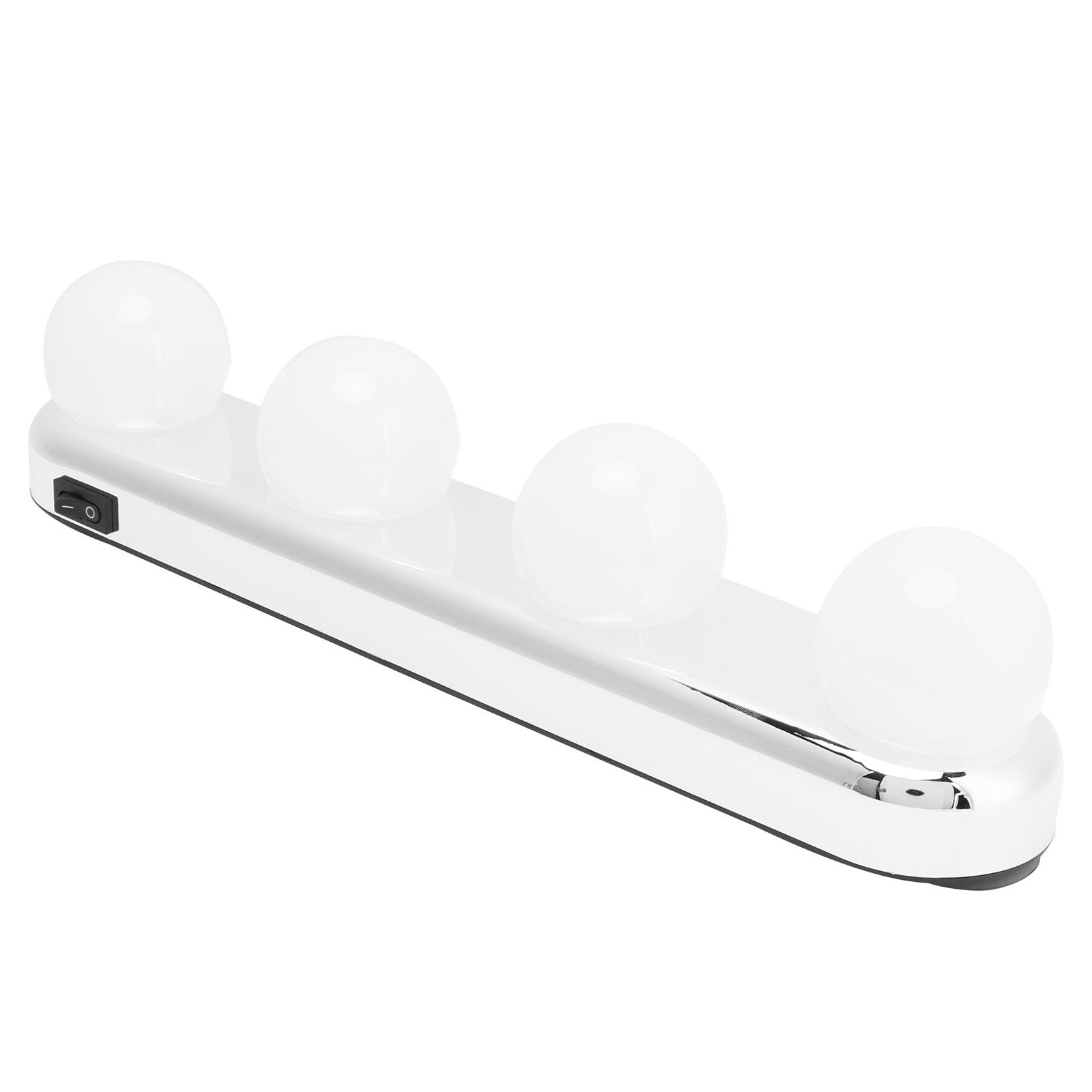 

4LED Dressing Table Light Makeup Wall Lamp Kit Bulbs Mirror Light for Living Room Bathroom