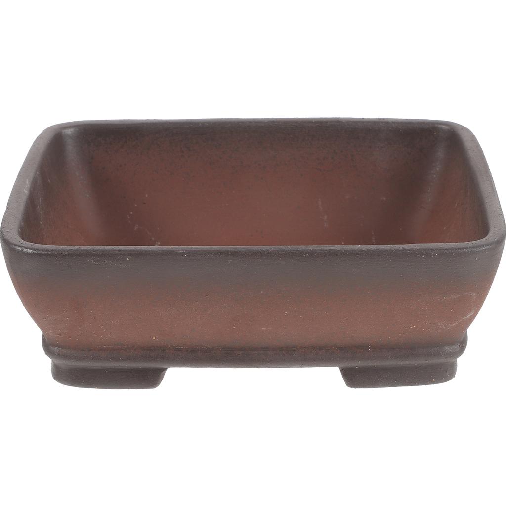 Large Rectangular Vintage Terracotta Succulent Bonsai Flowerpots Purple Sand Drainage Clay Planters For Office Desktop
