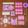 Glowing DIY Craft Material Kit PVC Handheld Lantern Mid-Autumn Festival Lantern  Home Decor