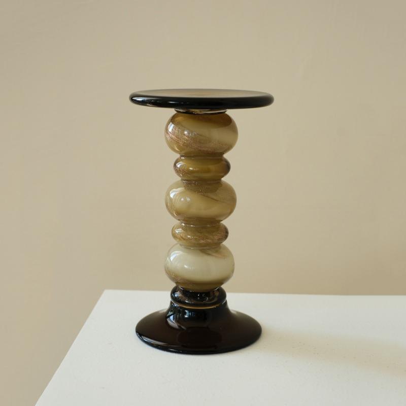 

Handmade Gilding Candle Holders Living Room Desktop Candle Container Luxury Valentines Gift Home Decoration Accessories