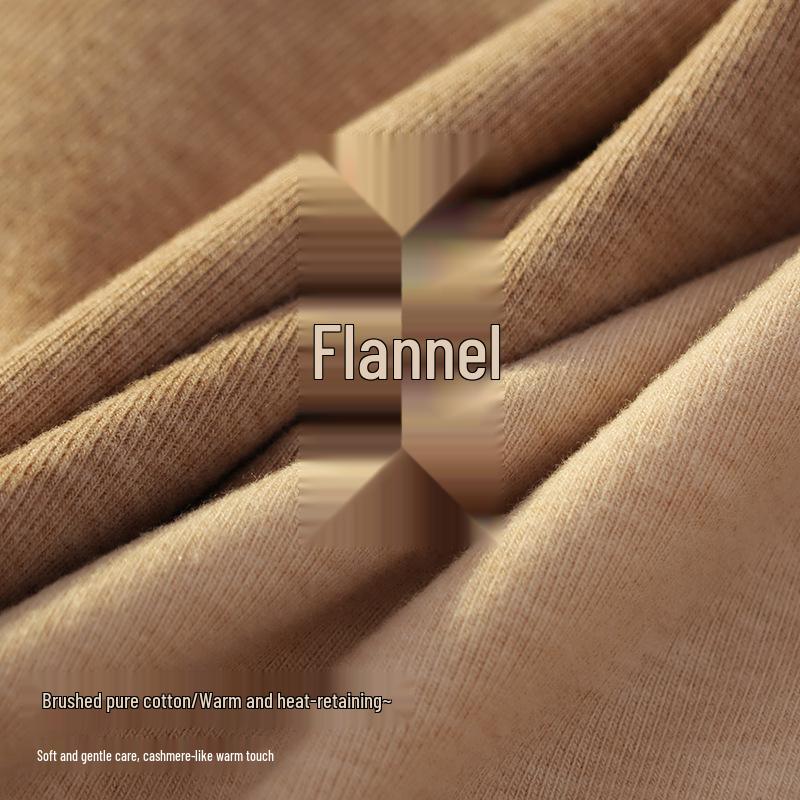 2025 Autumn/Winter Brushed Pure Cotton Mid-Waist Warmth Retention Girls' Briefs with Antibacterial Crotch