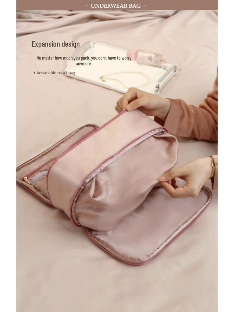 Waterproof Travel Underwear and Garment Organizer Bag