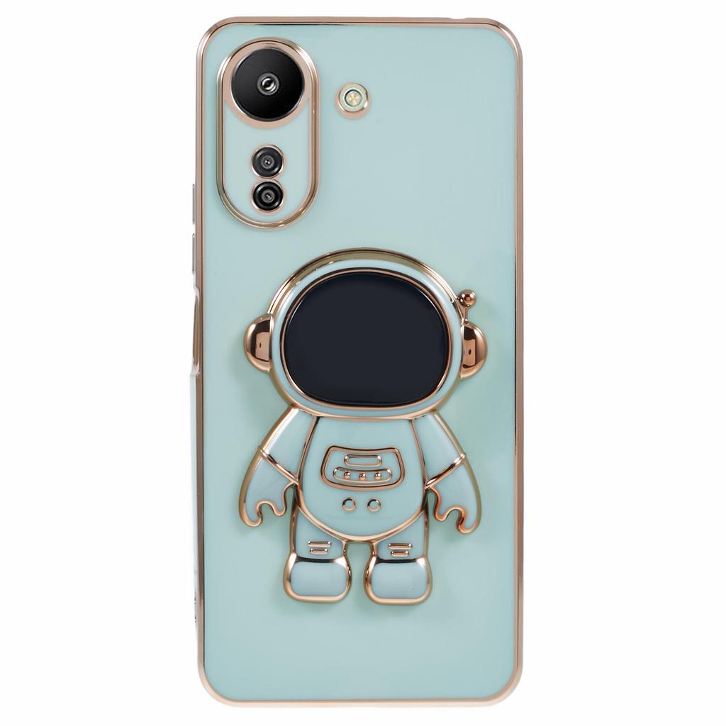 Für Xiaomi Redmi 13C 4G/Poco C65 4G Hülle Astronaut Versteckter Ständer TPU Weiche Handyhülle