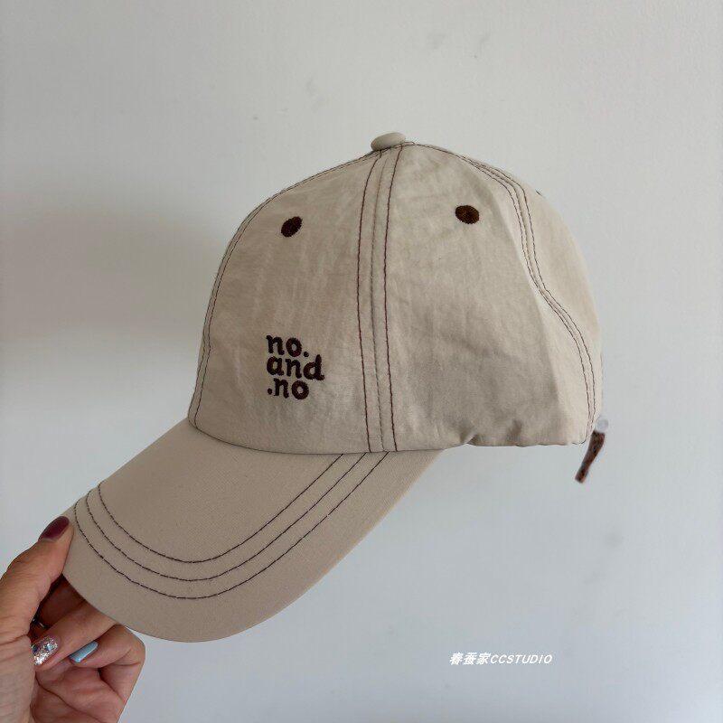 Quiet Blue High Quality Light And Quick-Drying Baseball Cap Women'S Spring And Summer Sunshade Drawstring Adjustable Sunscreen Breathable Cap