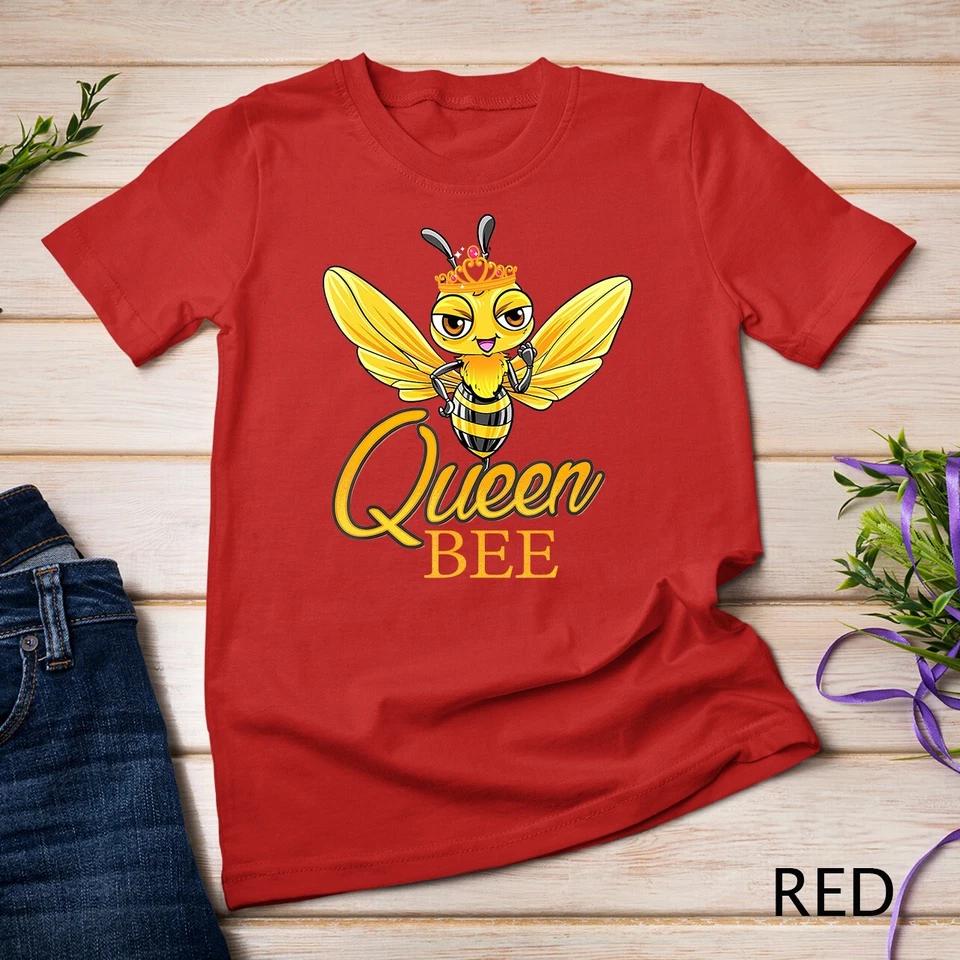 Queen Bee Crown Honey Bee Hive Gift T-Shirt Unisex T-shirt 10