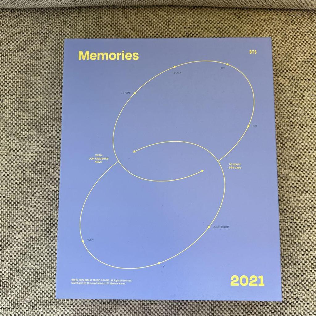 [USED] BTS Memories 2021 DVD Unplayed