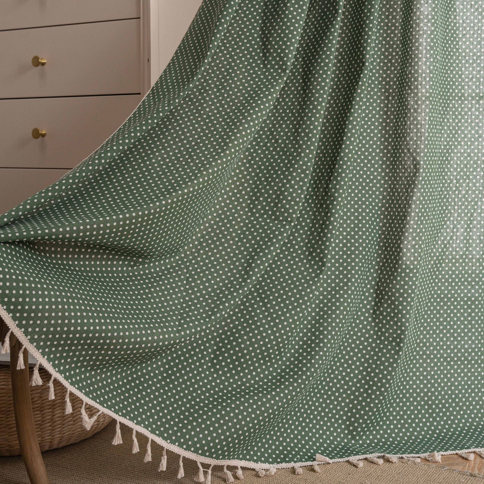 

Американские шторы из хлопка и льна в стиле фермерского дома, затемняющие шторы с кисточкой, кулиска, оконные драпировки для столовой, гостиной, спальни W150xH180cm&Rod Pocket