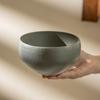 Nordischer Stil Matt Reisschüssel Einfarbige Keramikschale Geschirr Haus Restaurant Essschale Runde Schüssel Süße Schüssel
