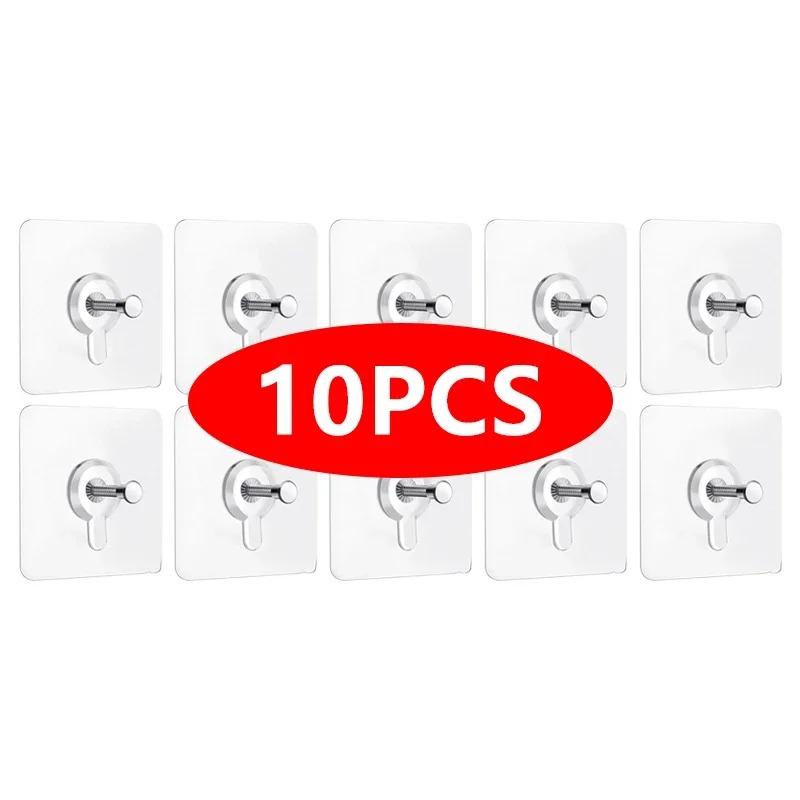 Strong Adhesive Wall Hook Without Piercing Picture Hanger Self-adhesive Wall Hangers Without Holes for Frame Poster Photo Clock