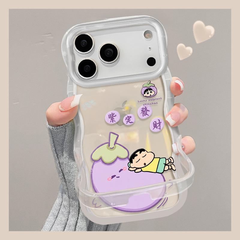 Ziqi Donglai Xiaoxin applies to Apple 11promax mobile phone case iphone11 silicone 11 creative 11 double bracket
