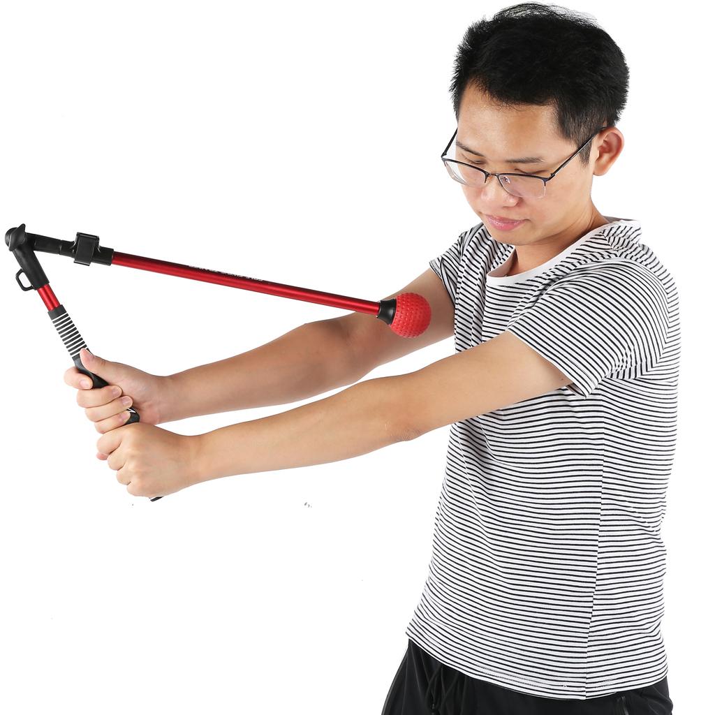 Golf Swing Trainer Posture Corrector Aluminum Practice Golfing Training Tools EquipmentRed
