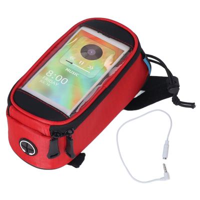 Fahrradhandytasche Großer Stauraum Hochsensibler Touchscreen Fahrrad Vordertasche für Fahrten