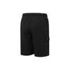 Puma Solid Color Multi-Pocket Design Drawstring Cargo Shorts Men Shorts Black 671722-01