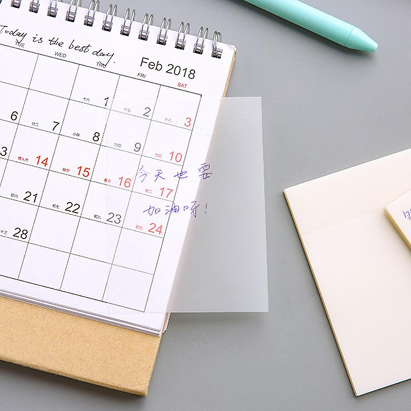 Name PET Transparent Sticky Notes