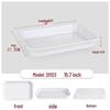 Rectangular Melamine Commercial Food Display Tray