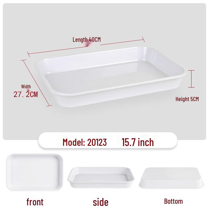 Commercial Melamine Rectangular Serving Tray