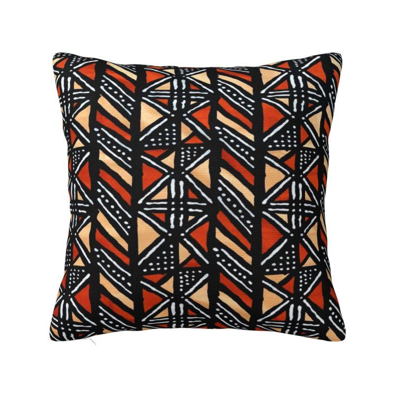 Afrikaanse Etnische Ankara Stijl Kussenhoes x cm Polyester Zachte Plaid Kussenhoes Voor Bank Zitdecoratie Beddengoed Kussensloop