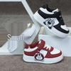 Children's Spring/Autumn Skate Shoes 2026: Girls' White Campus Style, Boys' Leather Casual, Baby Walking Footwear