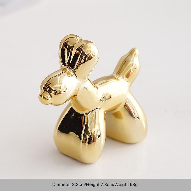Ceramic Creative Elephant Rabbit Home Bedroom Makeup Desk Ring Necklace Jewelry Rack Ornament Animal Showcase Small Ornament