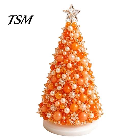 Fun DIY Crafts for Winter Dreamy Beaded Christmas Tree Kit, Handmade Holiday Craft, Multicolor Creative Craft Projects Home Adults, Tabletop