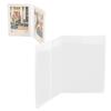 V Model Clear Acrylic Photo Frame Holder Free Standing Portrait for Instax Mini 3 Inch Film