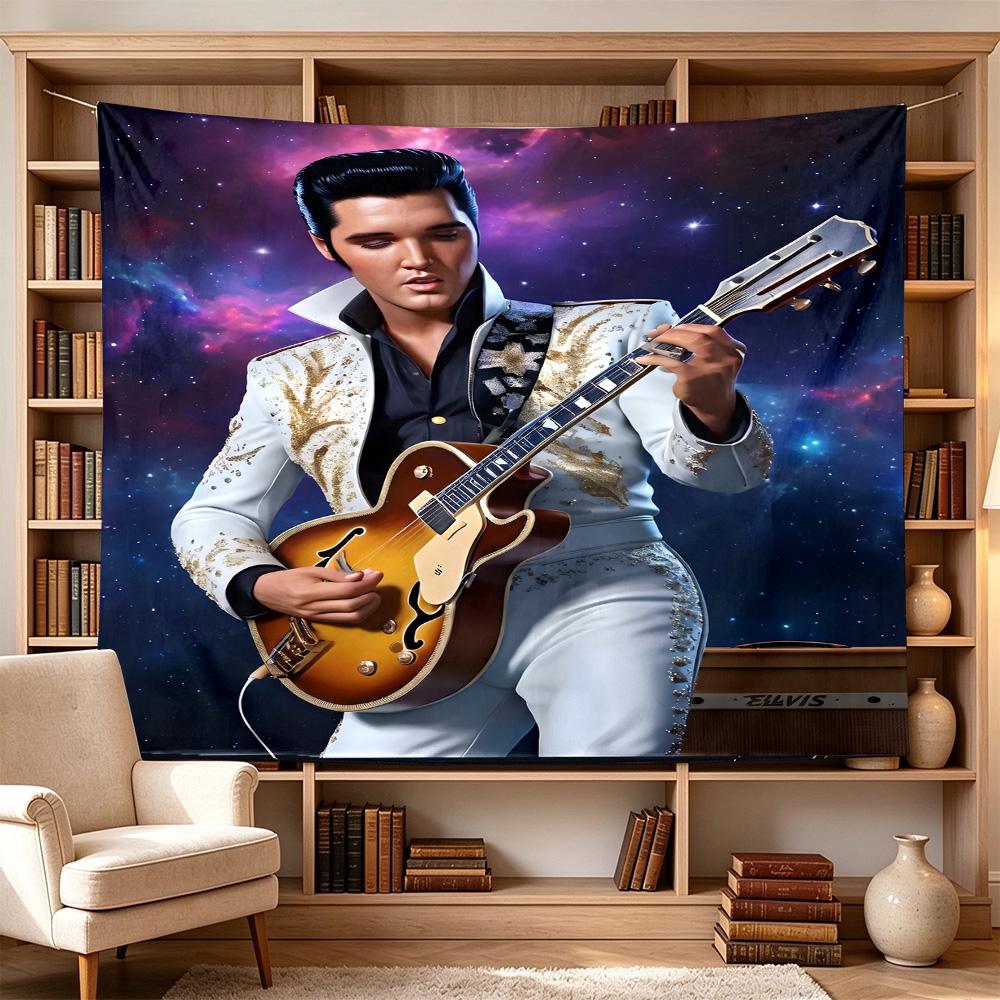 Space Rock Legend Versatile Wall Hanging Blanket, Home Backdrop for Wedding, Party and Video Shooting,Perfect Gift