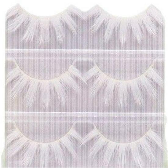 M331 White Comic Anime Character False Eyelashes for Stage and Cosplay