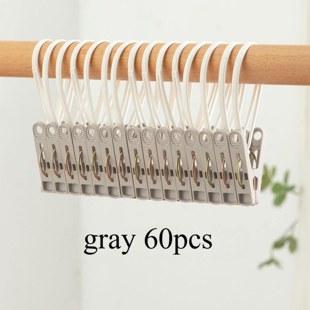 Windproof Clothespins Plastic Laundry Clip Portable Bra Socks Hanger Hook Quilt Clothing Clip Hanging Rope Clothes Peg
