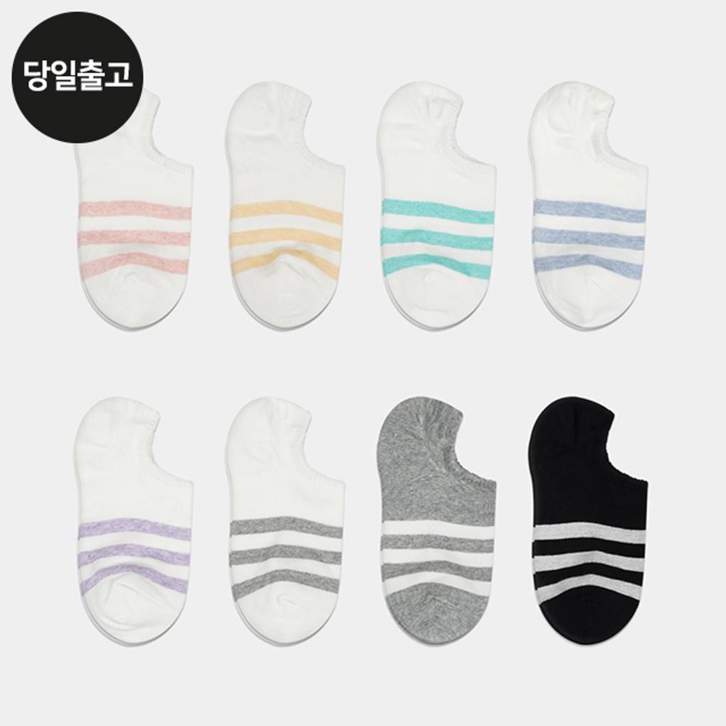 

PG Women s/Student Pastel 3-Line Socks (5 Pairs) Set Daily Fake Socks