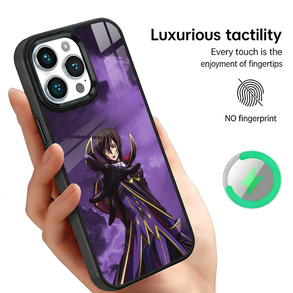 

C-Code G-Geass Phone Case For iPhone17,16,15,14,13,12,11 Plus,Pro Max, New Magnetic Wireless Charging iPhone13