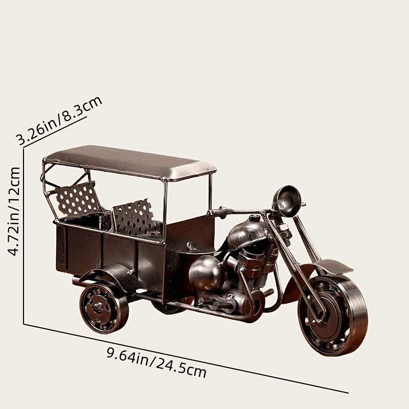 1pc Vintage-Style Metal Car Model with Opening Doors & Roof Top - Elegant Home Decor, Unique Gift Idea for Car Enthusiasts, Car InteriorDecor