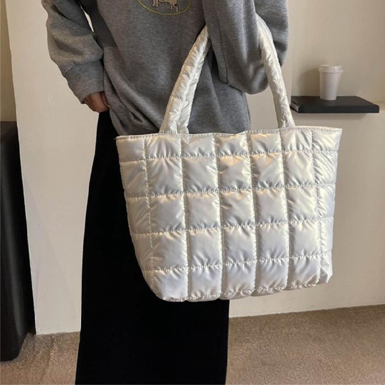 Puffer Bag for Women Functional and Fashionable Shoulder Bag Shopping Handbag