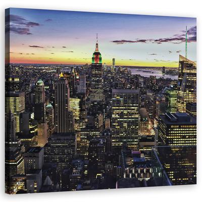 Canvas Print Buildings In New York City