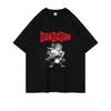 Dan Da Dan Cartoon and Funny Printed Round-neck Short-sleeved T-shirts Bold Party Anime and 2D Clothing Summer Multiple Choices