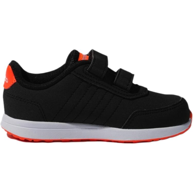 Adidas Neo Vs Switch 2 Abrasion Resistant Low top Toddler Shoes Black White Infant And Toddler EG1592